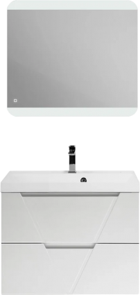 Мебель для ванной BelBagno Vittoria 70 подвесная, bianco lucido
