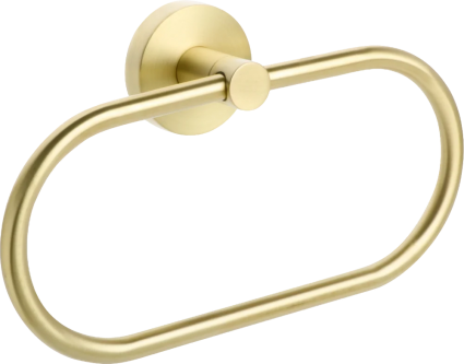 Полотенцедержатель Fixsen Comfort Gold FX-87011, кольцо золото-сатин