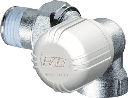Вентиль FAR FT 1626 12, термостатический, трехосевой, правосторонний