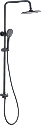 Душевая стойка STWORKI Вестфолл WH626-MB черная матовая