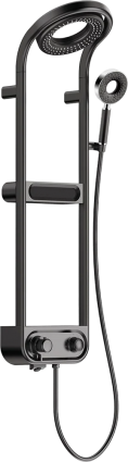 Душевая стойка AQUAme AQM8004B черный