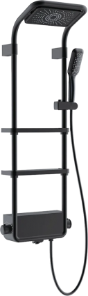 Душевая стойка AQUAme AQM8003B черный