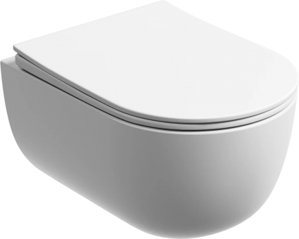 Унитаз подвесной Ceramica Nova Modena Rimless CN6063MW, белый