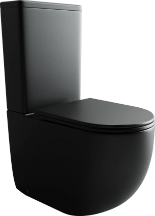 Унитаз-компакт Ceramica Nova Metropol CN4001MB черный матовый