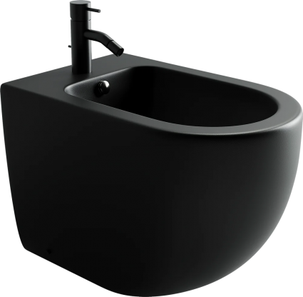 Биде напольное Ceramica Nova Metropol CN4005MB черное матовое