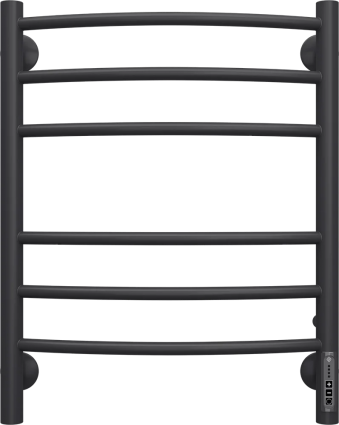 Полотенцесушитель электрический Terminus Классик П6 450x600, черный муар