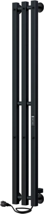 Полотенцесушитель электрический Indigo Style 3 PRO LSPRE120-13BRRt 120х13, черный муар