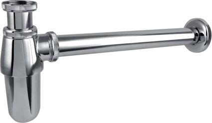 Сифон для раковины Акватек AQ6011CR бутылочный, хром