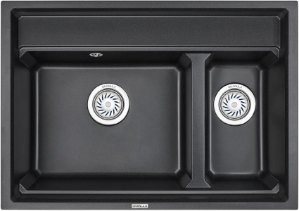 Мойка кухонная Granula Kitchen Space KS-7302 черный