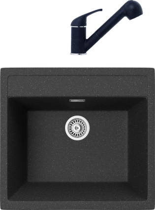 Комплект Мойка кухонная TopZero Georgia 560.510-40 Galaxy + Смеситель Bruce galaxy 40