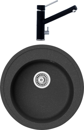 Комплект Мойка кухонная TopZero Eva 510-40 Galaxy + Смеситель Leonardo galaxy 40