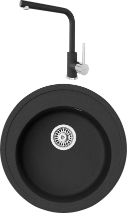 Комплект Мойка кухонная TopZero Eva 510-10 Cosmos + Смеситель Donald cosmos 10