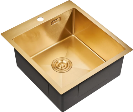 Мойка кухонная Milacio Steel Denia 46 MC.77478 золото