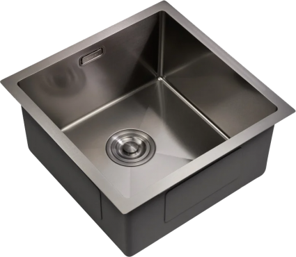 Мойка кухонная Milacio Steel Denia 44 MC.77439 сталь воронёная