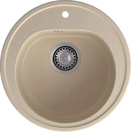 Мойка кухонная GranFest Rondo R-510 кашемир