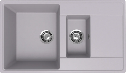 Мойка кухонная Ulgran Quartz Prima 860 платина