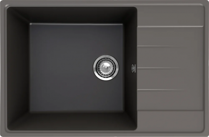 Мойка кухонная Ulgran Quartz Prima 760 асфальт