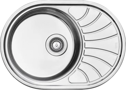 Мойка кухонная Iddis Suno SUN65SDi77S, с сифоном