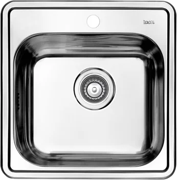 Мойка кухонная Iddis Strit STR48S0i77S, с сифоном