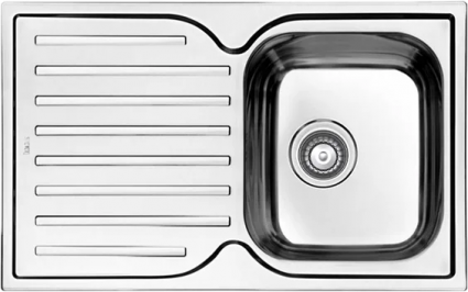 Мойка кухонная Iddis Strit STR78SDi77S, с сифоном