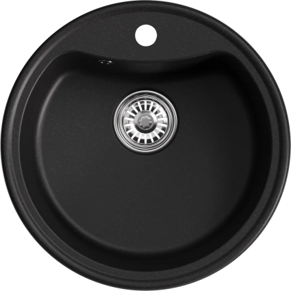 Мойка кухонная Mixline ML-GM09 ультра-черная