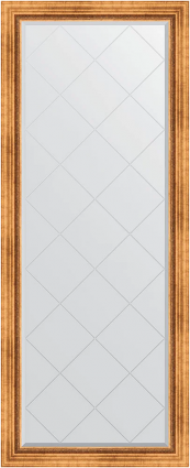 Зеркало напольное Evoform Exclusive-G Floor BY 6317 81x201 римское золото, с фацетом, в багетной раме