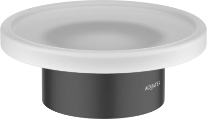 Мыльница Акватек Лира AQ4426MB матовый черный