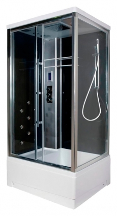 Душевая кабина Edelform Grande EF-4060 L black S