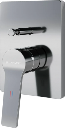 Смеситель для ванны с душем Laparet Nobia N2187602LPT С ВНУТРЕННЕЙ ЧАСТЬЮ