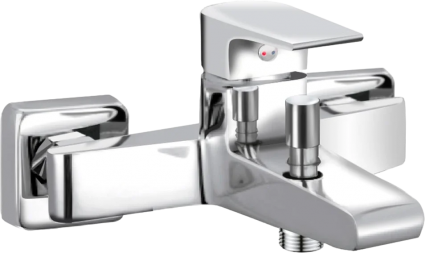 Смеситель для ванны с душем AQUAme Prato AQMP6122 хром