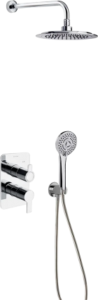 Душевой комплект Ramonsoler Blautherm 941502RP240 С ВНУТРЕННЕЙ ЧАСТЬЮ, хром