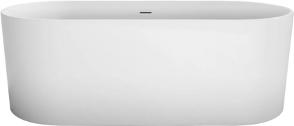 Акриловая ванна BelBagno BB705-1800-800 180x80 см, отдельностоящая, овальная, с ножками, со сливом-переливом, с донным клапаном