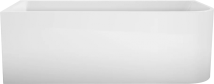 Акриловая ванна BelBagno BB712-1700-730-L 170x75 см, с ножками, со сливом-переливом, с донным клапаном, асимметричная
