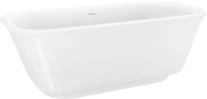Акриловая ванна BelBagno Due BB702 170x80 см, отдельностоящая, со сливом-переливом, с донным клапаном