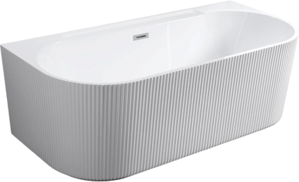 Акриловая ванна Esbano Aruba 170x80 см, с ножками, со сливом-переливом, с донным клапаном