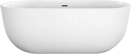 Акриловая ванна BelBagno BB706-1800-800 180x80 см, отдельностоящая, овальная, со сливом-переливом, с донным клапаном