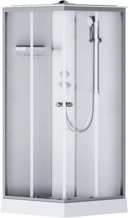 Душевая кабина Am.Pm X-Joy Square W94C-403-090MT 90х90 см, матовый хром