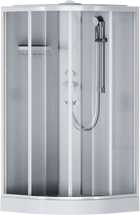 Душевая кабина Am.Pm X-Joy W94C-401-100MT 100х100 см, низкий поддон, матовый хром