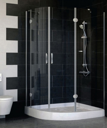 Душевой уголок Vegas Glass AFS-F 120*90 07 01 R стекло прозрачное, 120x90
