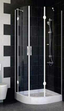 Душевой уголок Vegas Glass AFS-F 80*90 01 01 R стекло прозрачное, 80x90