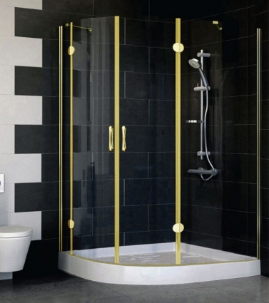 Душевой уголок Vegas Glass AFS-F 120*100 09 01 R стекло прозрачное, 120x100
