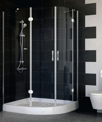 Душевой уголок Vegas Glass AFS-F 120*90 08 01 L стекло прозрачное, 120x90