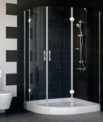 Душевой уголок Vegas Glass AFS-F 120*90 08 01 R стекло прозрачное, 120x90