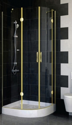 Душевой уголок Vegas Glass AFS-F 80*90 09 01 L стекло прозрачное, 80x90