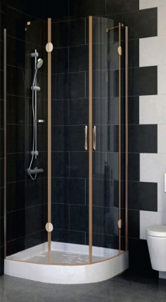 Душевой уголок Vegas Glass AFS-F 80*90 05 01 L стекло прозрачное, 80x90