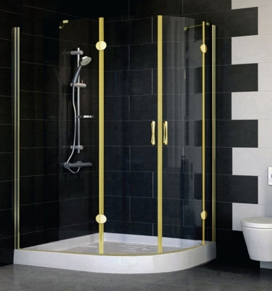 Душевой уголок Vegas Glass AFS-F 120*110 09 01 L стекло прозрачное, 120x110