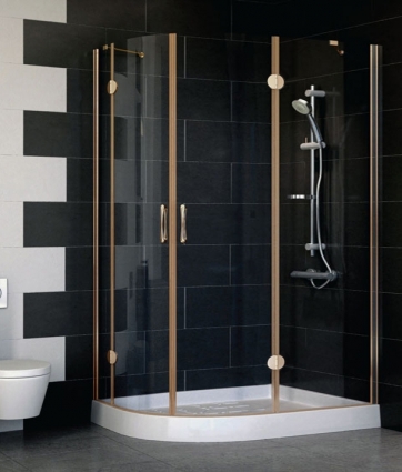 Душевой уголок Vegas Glass AFS-F 120*80 05 01 R стекло прозрачное, 120x80