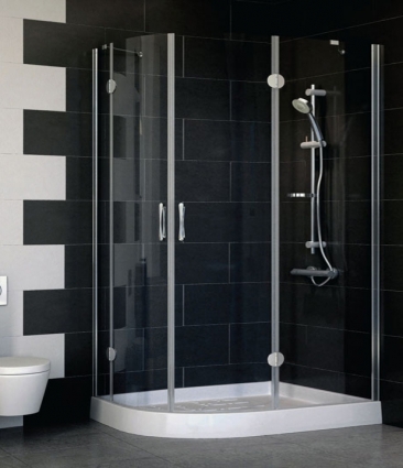 Душевой уголок Vegas Glass AFS-F 120*80 07 01 R стекло прозрачное, 120x80