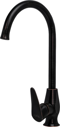 Смеситель для кухни Профсан Steel PSM-301-3 черный, бронза
