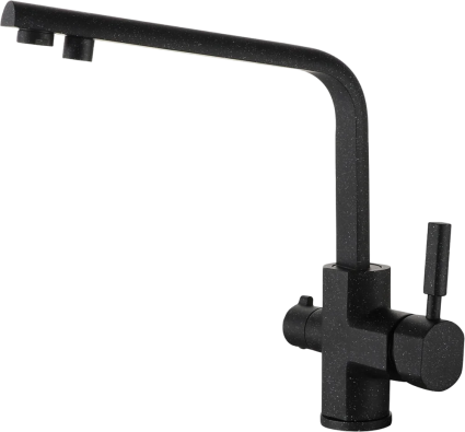 Смеситель для кухни Kaiser Decor 40144-12 черный мрамор